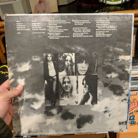 AEROSMITH/2 VINYL RECORDS/1973/1974/GOOD CONDITION - Picture 5 of 8